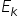 E subscript k